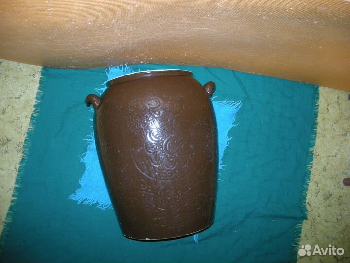 Ваза деревянная разборная огромная под бронзу