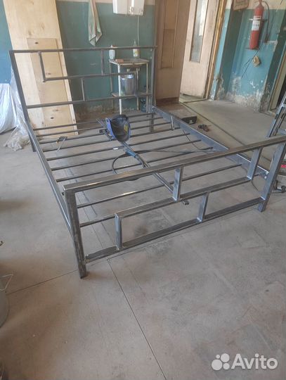 Кровать в стиле «лофт» из металла 180х200