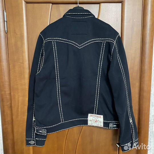 Джинсовка true religion чёрная оригинал