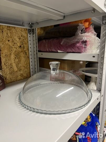 Тортовница стекло