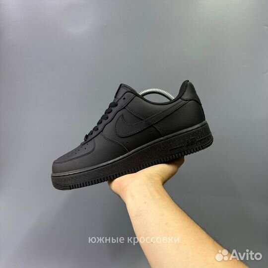 Кроссовки Nike Air Force 1 Low 07 Triple Black 47