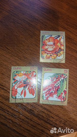 Почтовые марки кубы