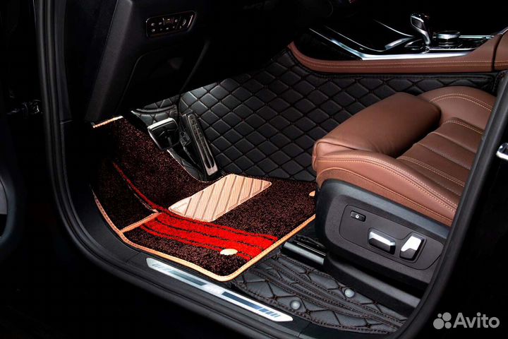 3D Коврики Mercedes ML из Экокожи