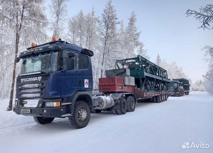 Грузоперевозка негабаритных грузов трал