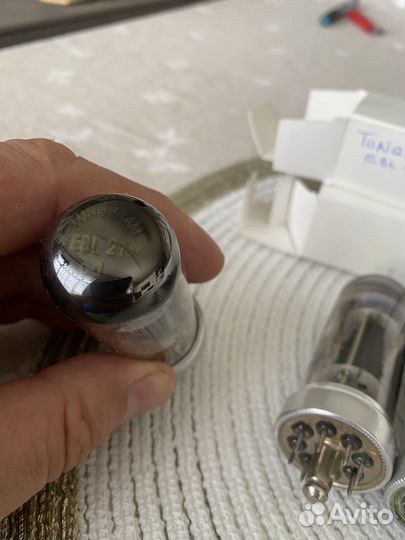 Радиолампа Tungsram EBL-21, 4 шт, США