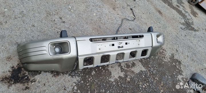 Передний бампер паджеро 2 рестайл