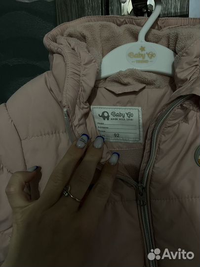 Куртка для девочки baby go 92