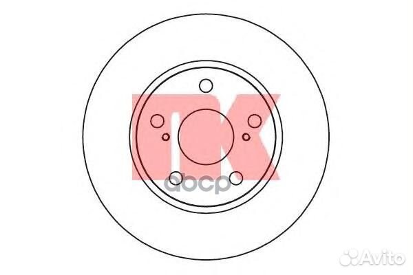 Диск тормозной 2045121 2045121 Nk