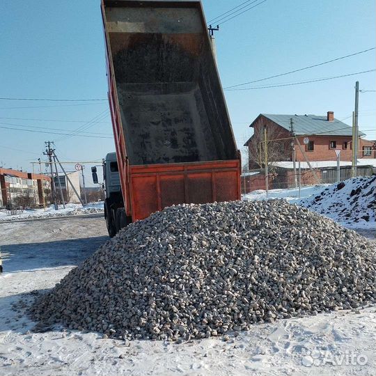 Щебенка с доставкой, отсев, скальный грунт