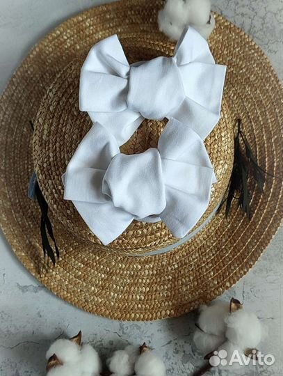 Банты на резинках 2 шт новые