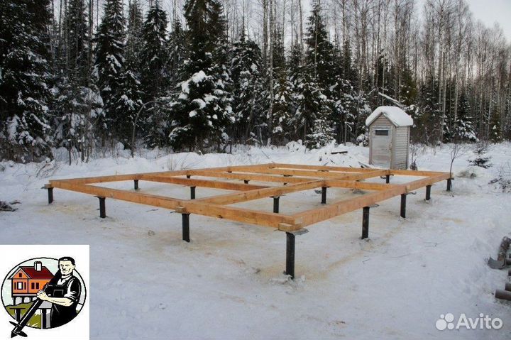 Винтовые сваи / Свайный фундамент под ключ