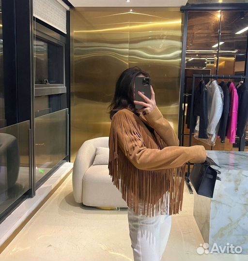 Куртка замша YSL