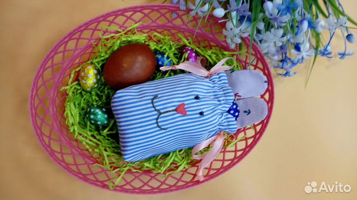 Пасхальные мешочки-кролики