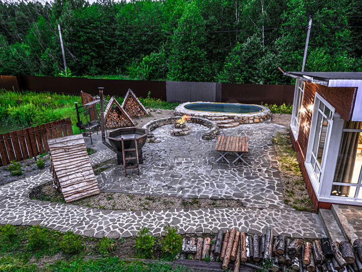 Коттедж 150 м² на участке 2 га