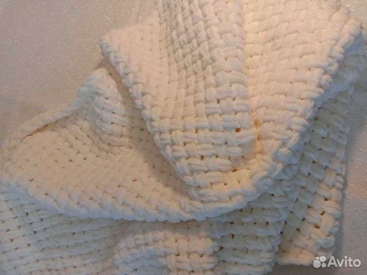 Плед детский вязаный