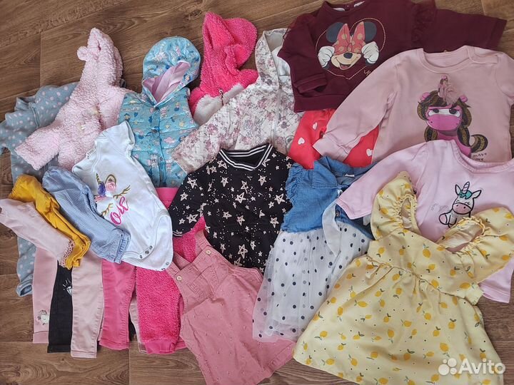 Вещи для девочки 68-74