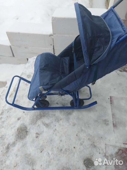 Детские санки коляска бу