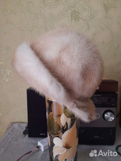 Шапка женская норковая новая 56- 58 размер