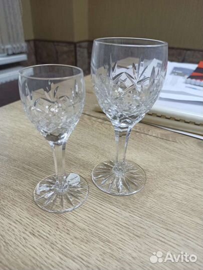 Рюмки и Фужеры на ножке Богемия 6+6 шт