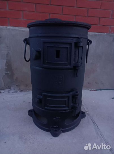 Печь буржуйка чугунная СССР
