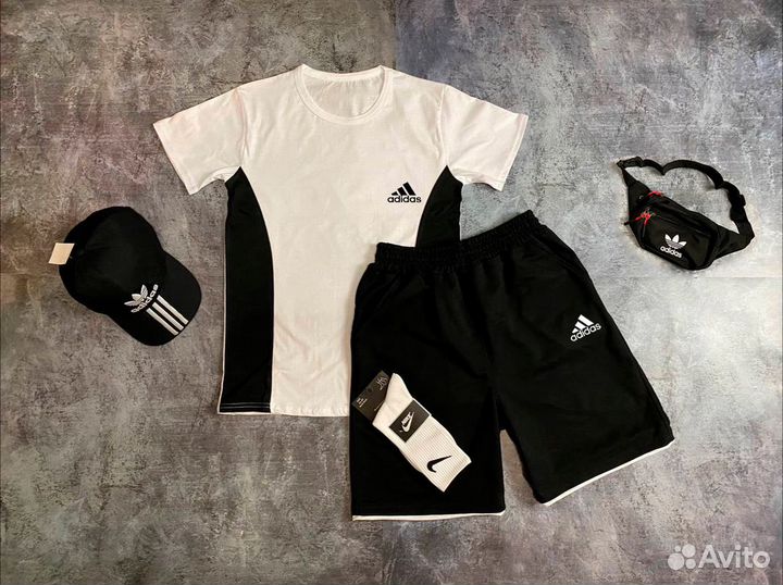 Футболка и шорты Adidas 5 в 1