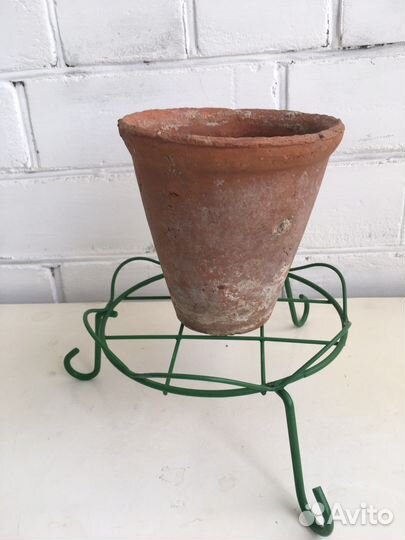 Горшок для цветов глиняный СССР
