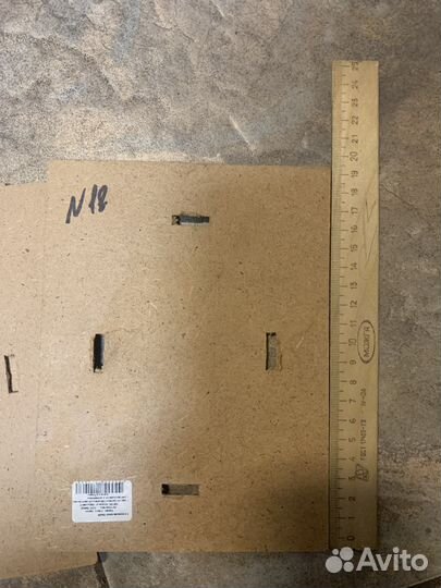 Задняя часть рамки, пресованный картон