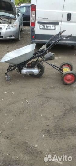 Тележка садовая с двигателем