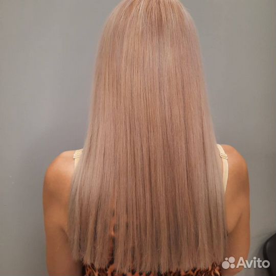 Окрашивание волос в 1 тон, сложное, мелирование