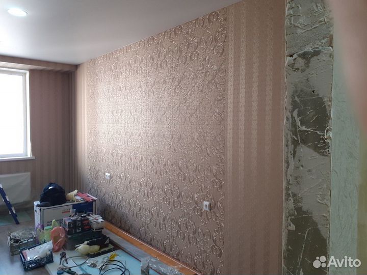 Все виды отделочных работ Поклейка обоев