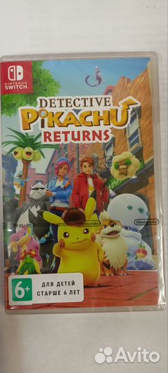 Новый Detective Pikachu Returns на Nintendo switch