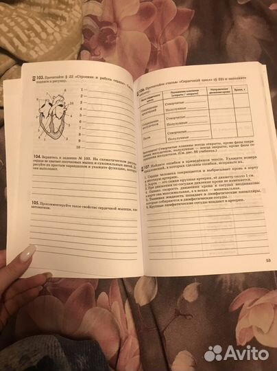 Рабочая тетрадь по биологии 8 класс