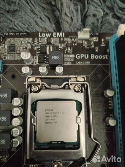 Материнская плата с процессором lga 1155