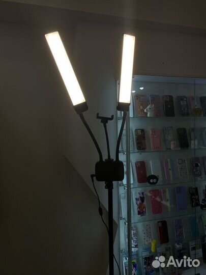 Профессиональная двойная фото лампа AL-45X