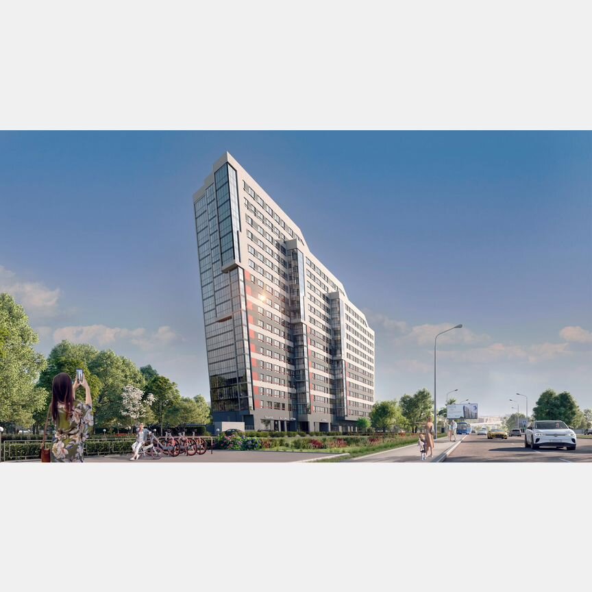 2-к. квартира, 63,9 м², 5/18 эт.