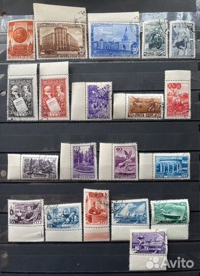 Марки почтовые, СССР, (Подборка 2), фил.гашение