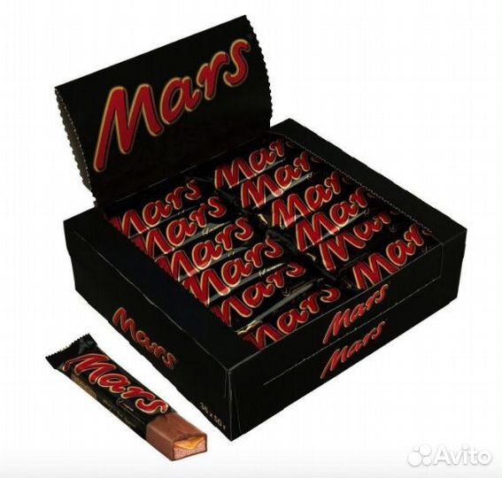Шоколадный батончик Марс 50г