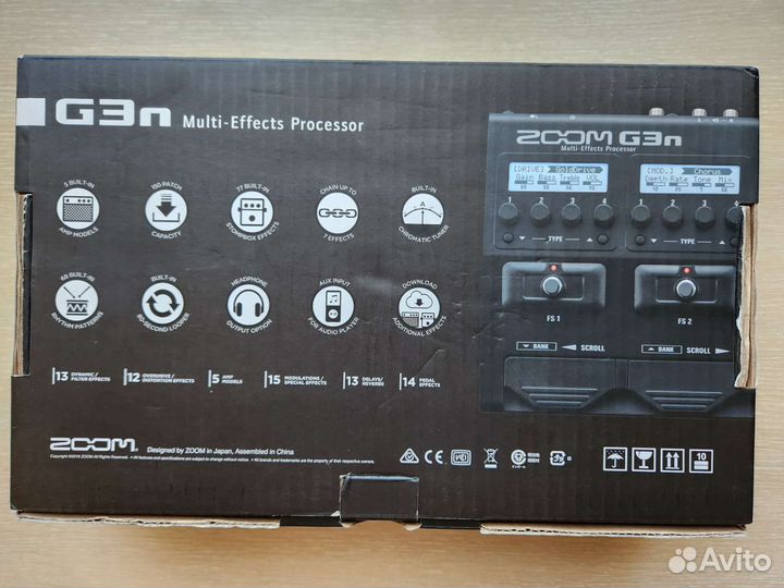 Гитарный процессор эффектов Zoom G3n