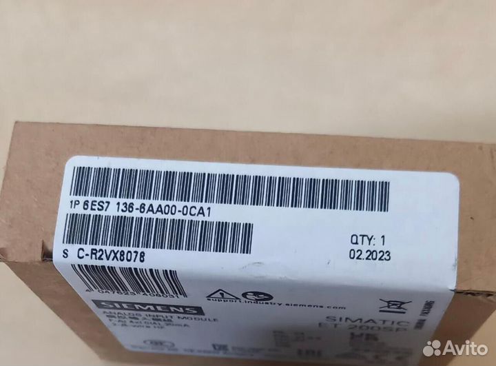 Siemens модуль 6ES7136-6AA00-0CA1