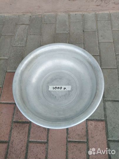 Таз алюминиевый эмалированный