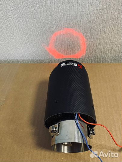 Насадка на глушитель Akrapovic с подсветкой
