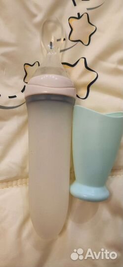 Поильник ниблер ложка-дозатор для кормления малыша