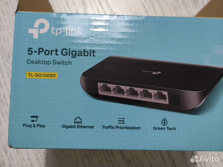 5-ти портовый 10/100 Мбит/с настольный коммутатор