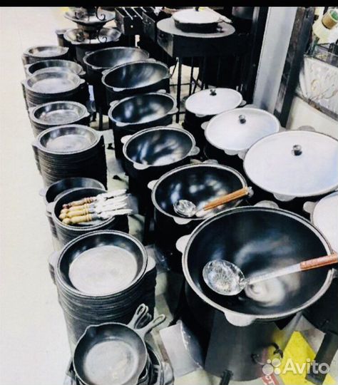 Казан чугунный для дома