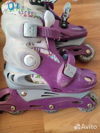 Роликовые коньки детские раздвижные