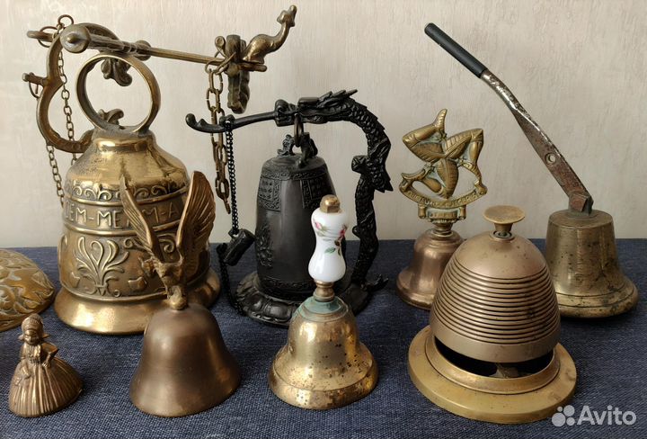 Английские бронзовые колокольчики 19-20 век