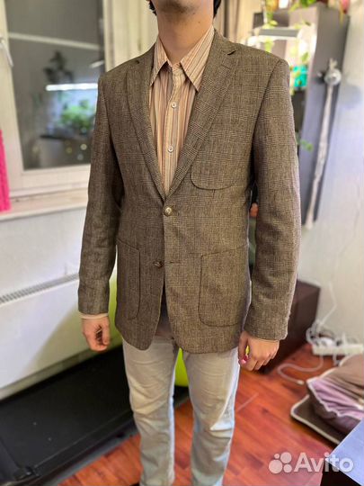 Твидовый пиджак мужской
