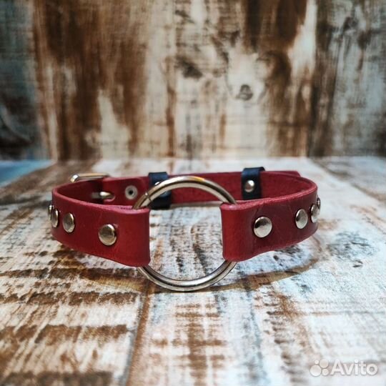Чокер из натуральной кожи