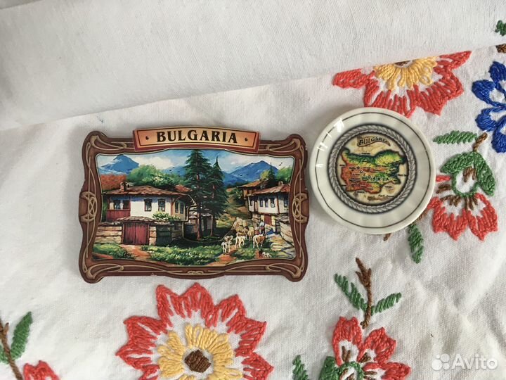 Магнит магнитик на холодильник Болгария сувенир