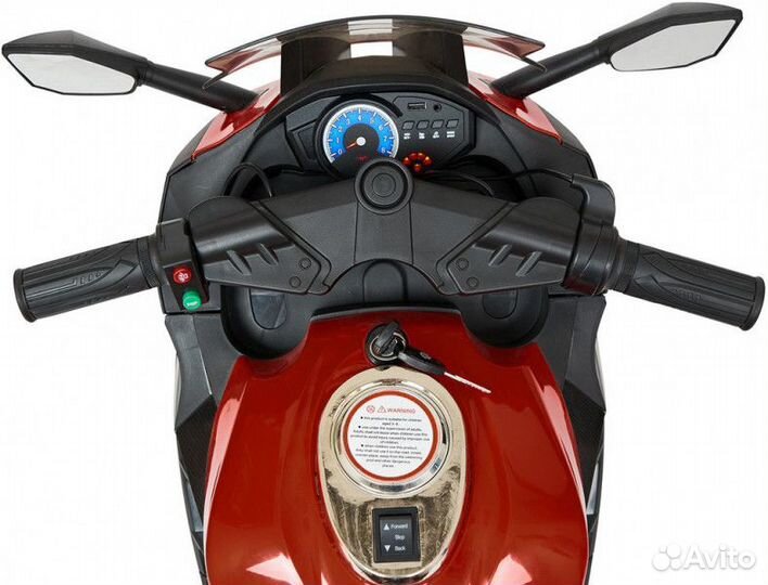 Детский электромотоцикл Kawasaki Ninja Red